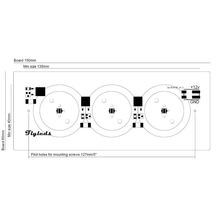 Flyleds Triple Spotlight Kit