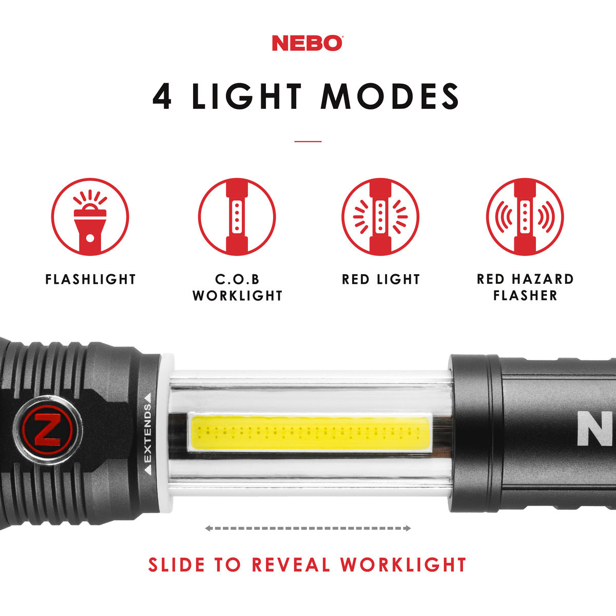 Nebo Slyde+ Flashlight