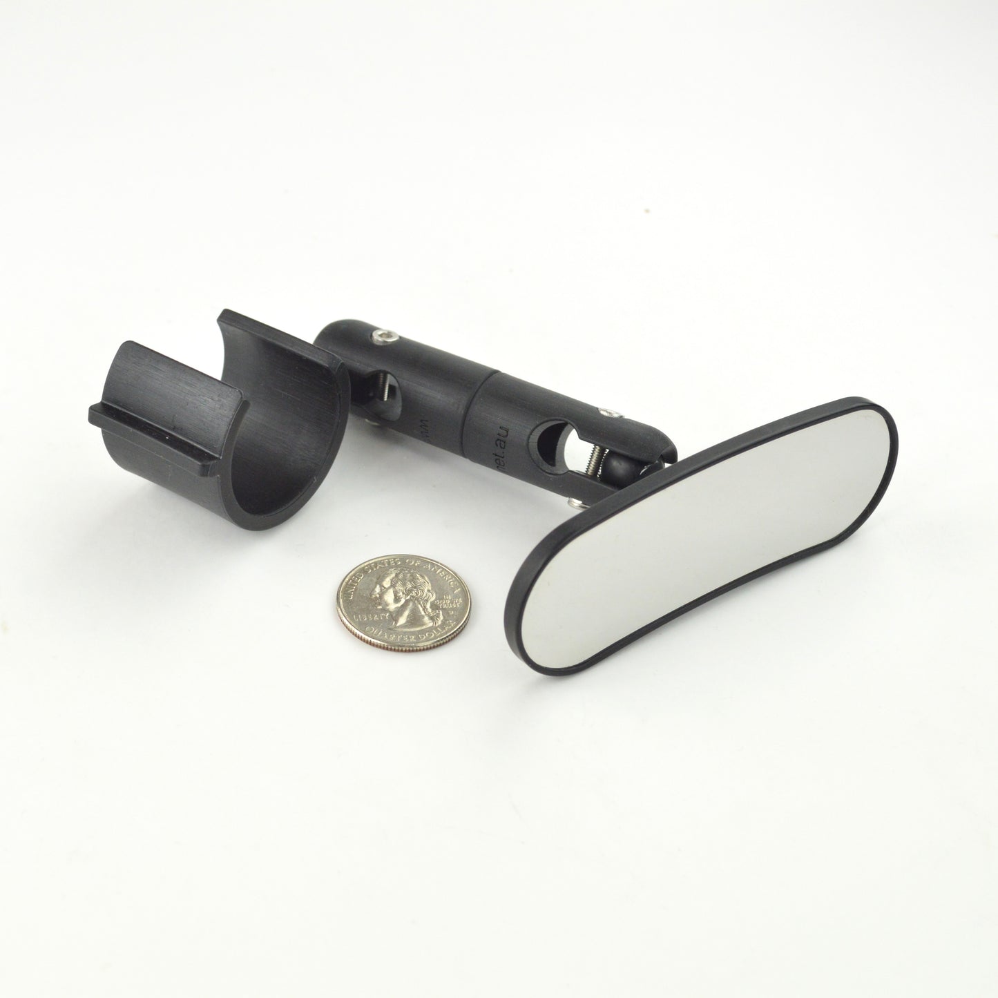 3D Resin-Printed Housing with High-Polish Stainless Mirror (Complete with Arm & Clip)