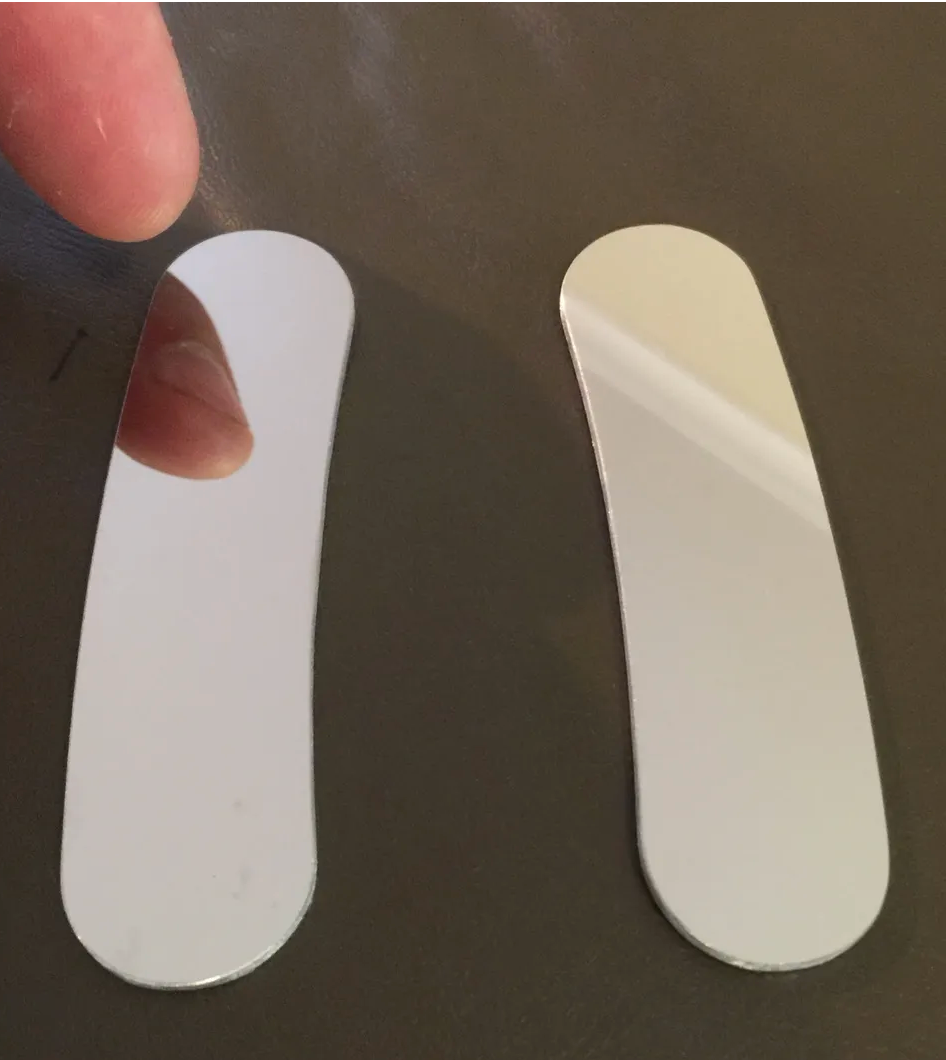 3D Resin-Printed Housing with High-Polish Stainless Mirror (Complete with Arm & Clip)