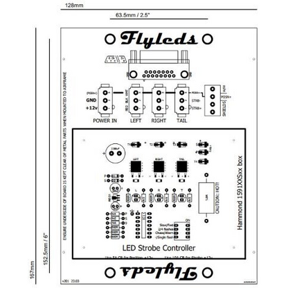 Flyleds Strobe System Replacement Controller Board