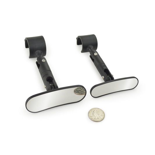 3D Resin-Printed Housing with High-Polish Stainless Mirror (Complete with Arm & Clip)