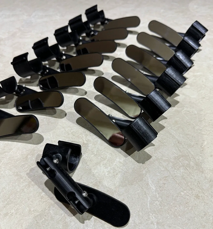 3D Resin-Printed Housing with High-Polish Stainless Mirror (Complete with Arm & Clip)