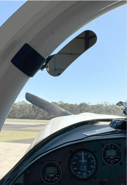 3D Resin Printed Mirror Clip for Rockets with Sliding Canopies