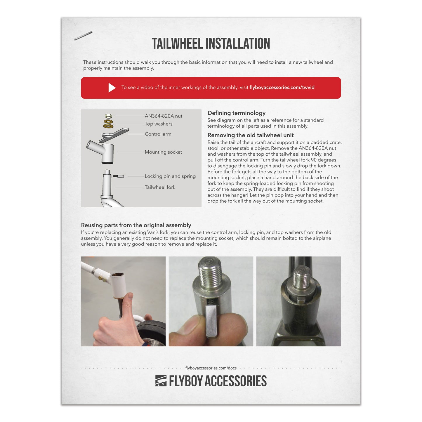Tailwheel Maintenance Documents