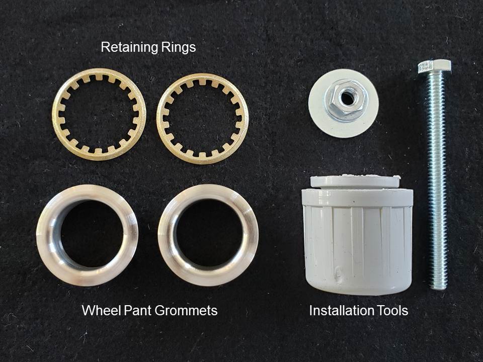 OneHole Wheel Pant Grommet Kit