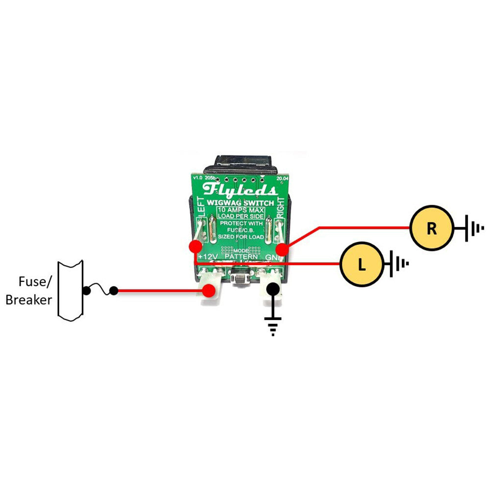 Flyleds Wig Wag Switch